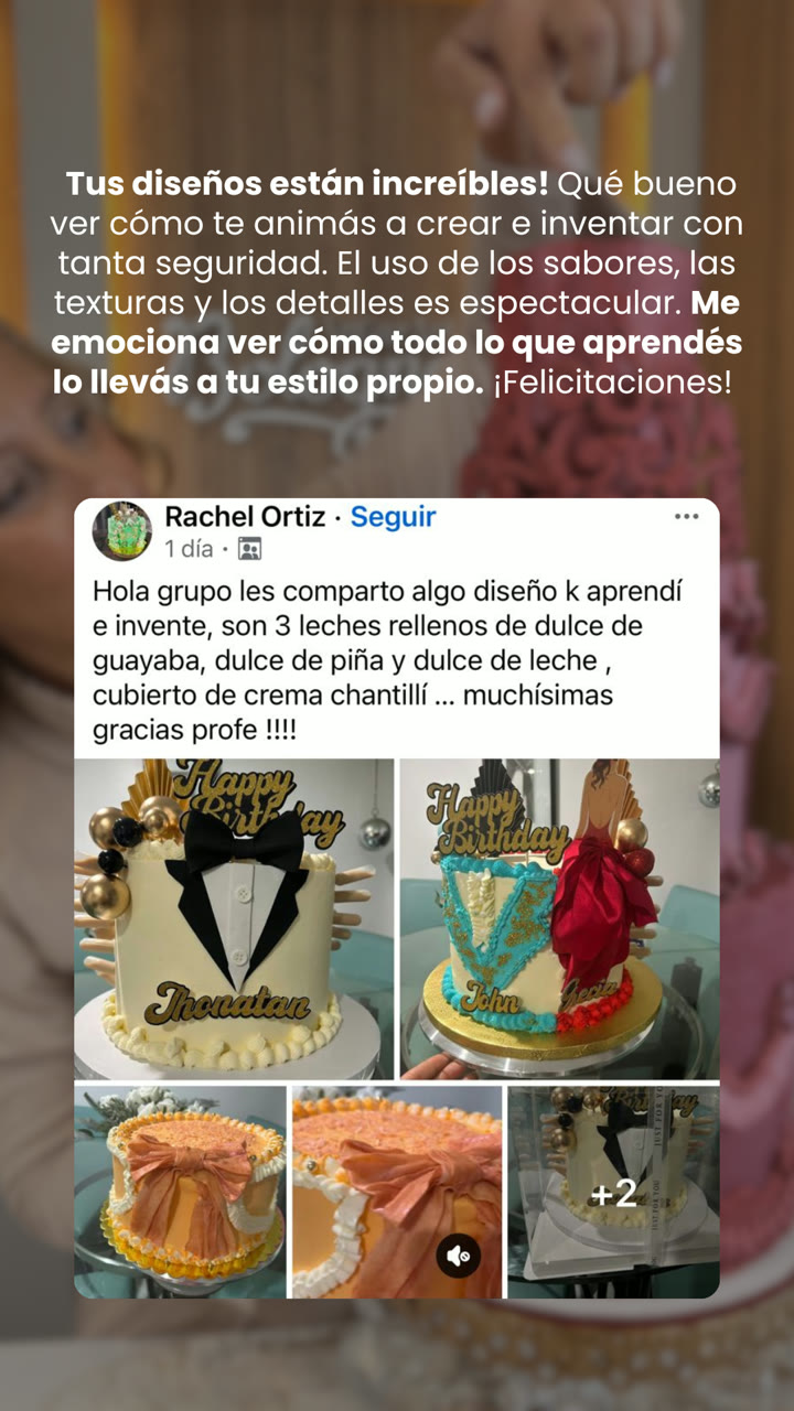 Rachel Ortiz comparte los diseños propios que creó con lo aprendido en el workshop